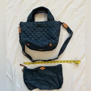 MZ Wallace | Deep Teal Mini Metro Tote Deluxe